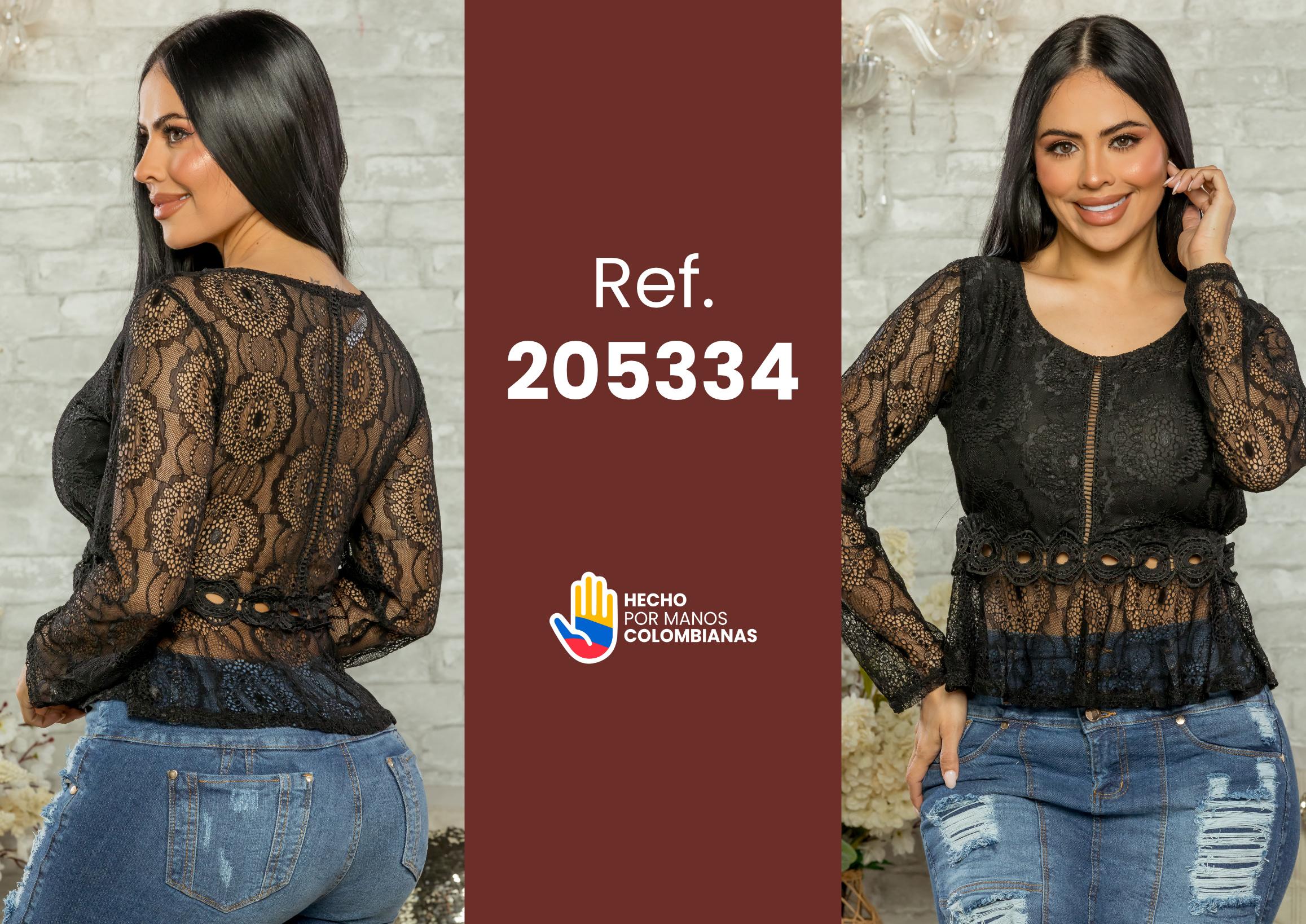 Camisa Blusa de Mujer con Mangas Largas de Moda